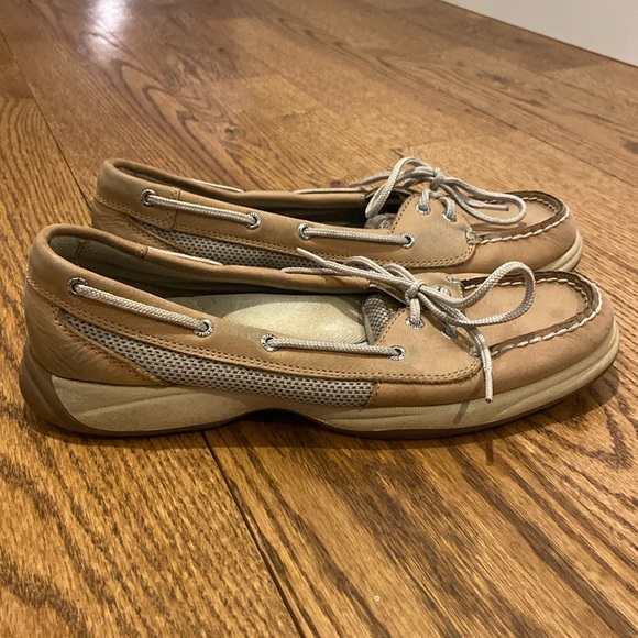 Sperry boat shoes Tan Leather Size 10 - Picture 4 of 5